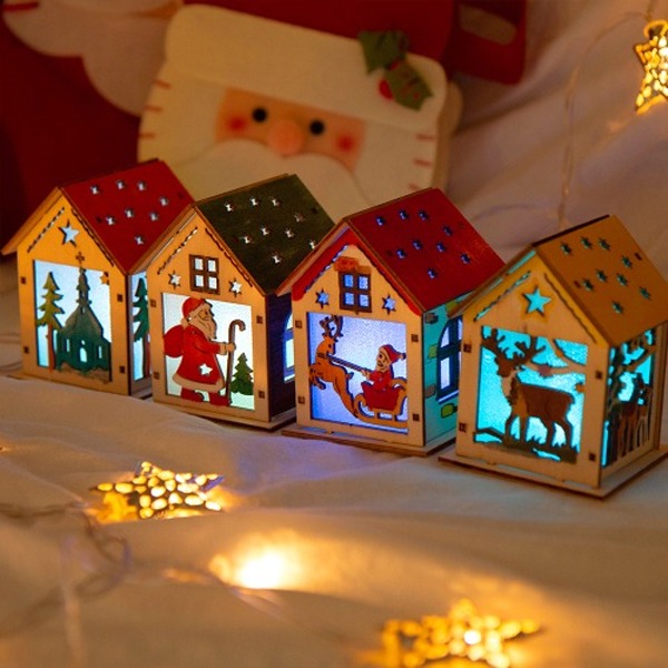 (민화) 크리스마스 조명 무드등 만들기 랜덤 1종 수면등 LED전구 인테리어조명