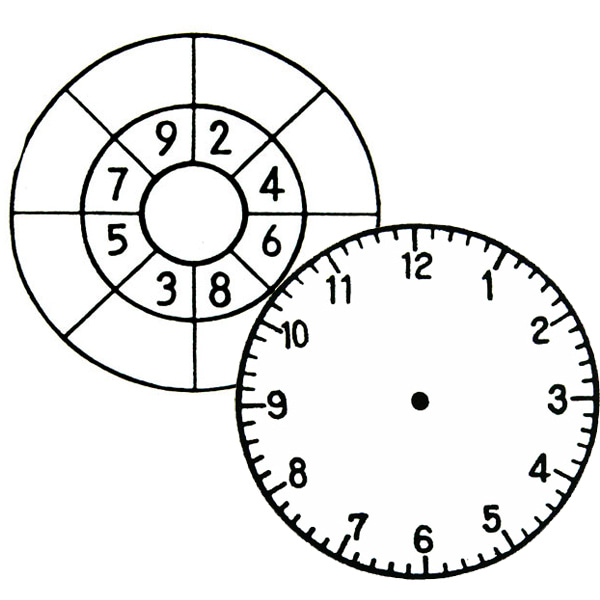 (재미스쿨) 시계도장 숫자도장 1종(옵션) 시계 숫자 공부 도장 스탬프