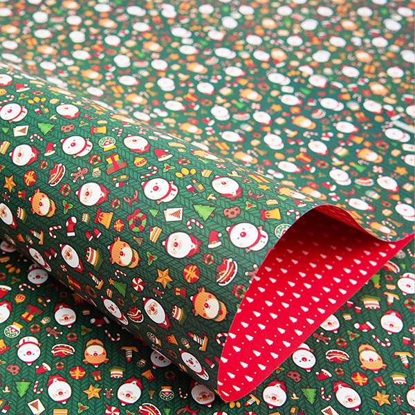 (디랩) 산타 레자크 포장지 5장X1팩 크리스마스 선물 포장