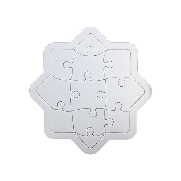 (재미스쿨) 종이퍼즐 팔각 11조각 그리기 퍼즐 조각퍼즐