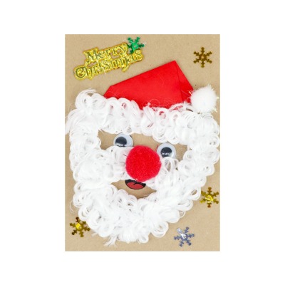 (재미스쿨) 크리스마스 카드만들기 패키지 32번 1인용 DIY 카드 꾸미기